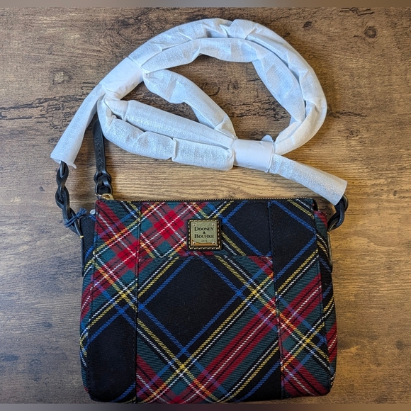 NWT Dooney and Bourke Tartan Plaid Marlee Crossbody Purse Bag - Picture 3 of 14